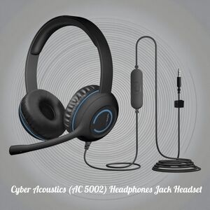Cyber Acoustics AC-5002 Stereo Headset 3.5mm